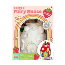 Bright Stripes Paint a Plaster Fairy House Assortment Outlet