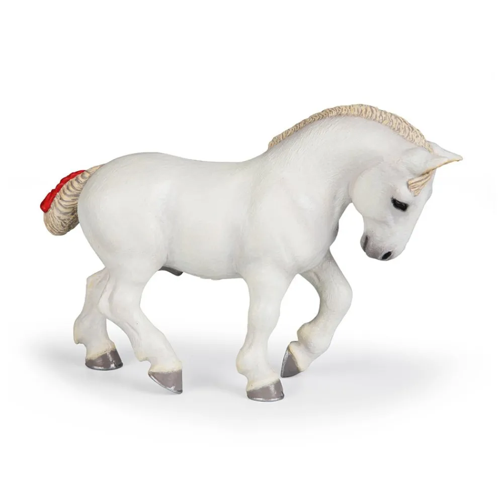 Papo White Percheron Hot