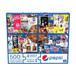 Mastermind Toys Pepsi 4 Puzzle Multipack - 500pc Puzzle Online