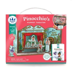 Mastermind Toys Pinocchio's Puppet Theater Book and Playset Book Hot