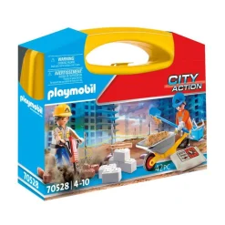 Playmobil Construction Site Carry Case Outlet