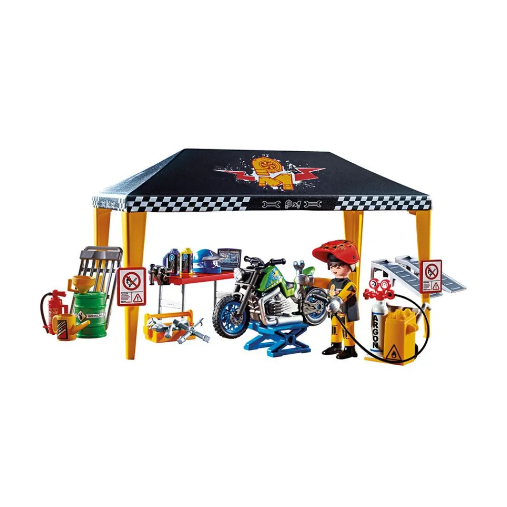 Playmobil Stunt Show Service Tent New