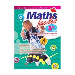 Mastermind Toys Popular French Immersion School Series: Maths faciles 5e année Book Outlet