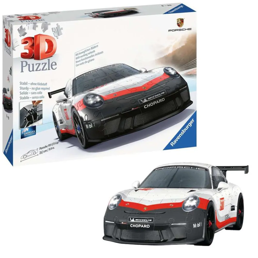 Ravensburger Porsche 911 GT3 3D Puzzle New