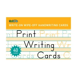 Union Square & Co. Print Write-On Wipe-Off Flash Cards New