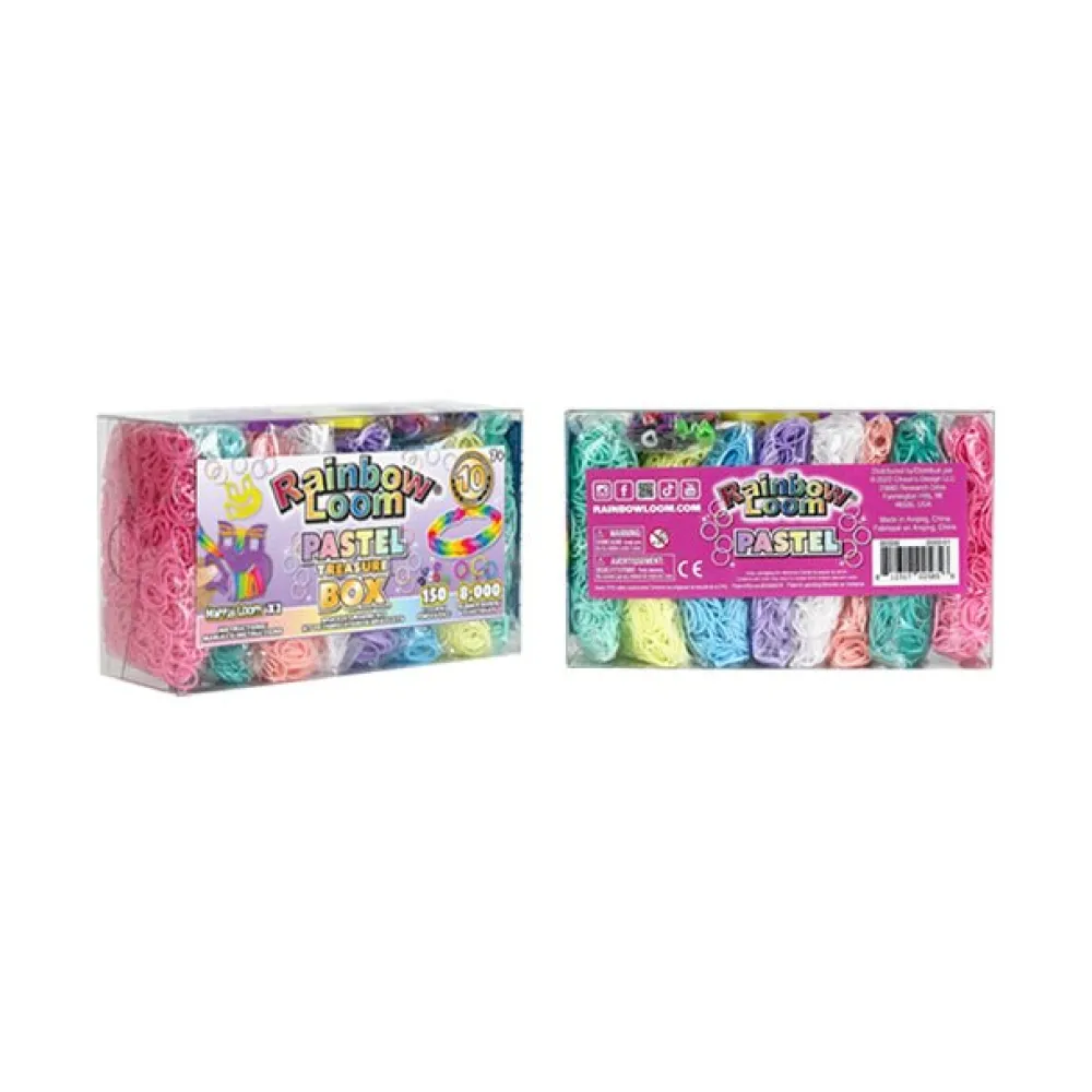 Choon's Design Rainbow Loom Treasure Box Pastel New