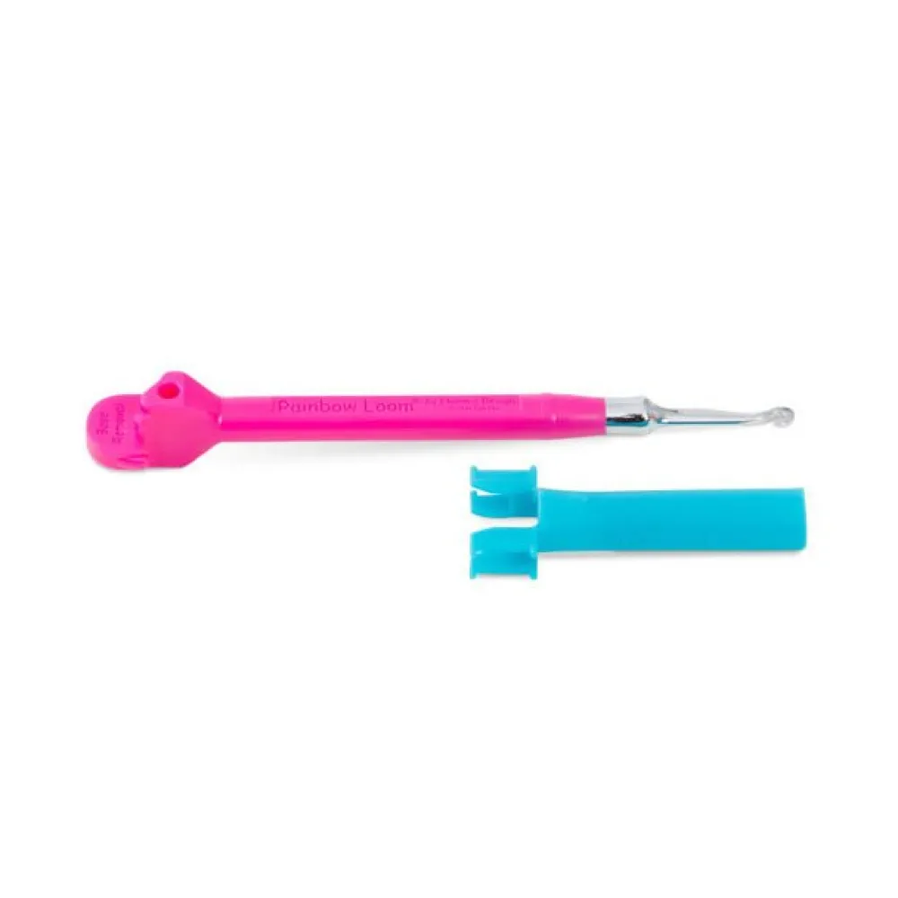Rainbow Loom ® Upgrade Kit with Mini ® and New Metal Tip Hook – Pink Best