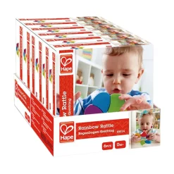 Hape Rainbow Rattle Asstorted Outlet