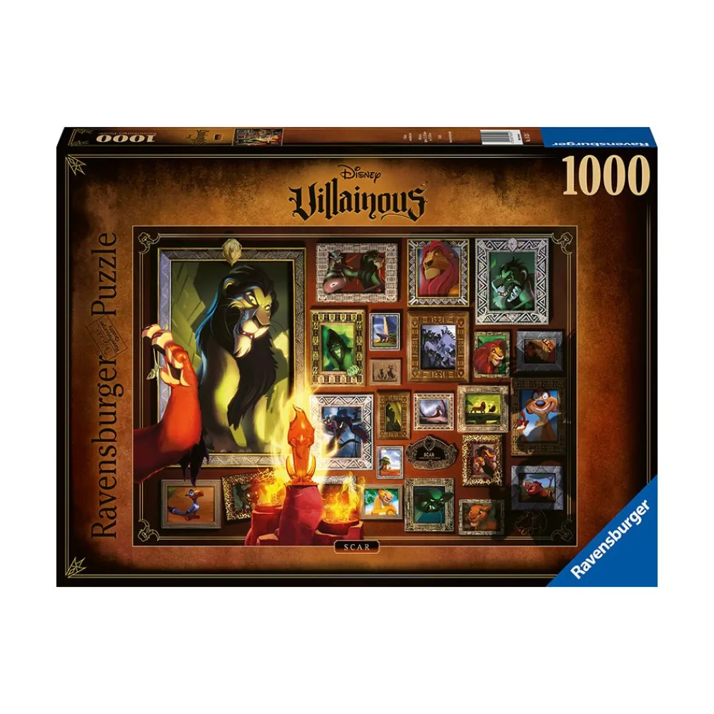 Ravensburger Disney Villainous Scar 1000pc Puzzle Clearance