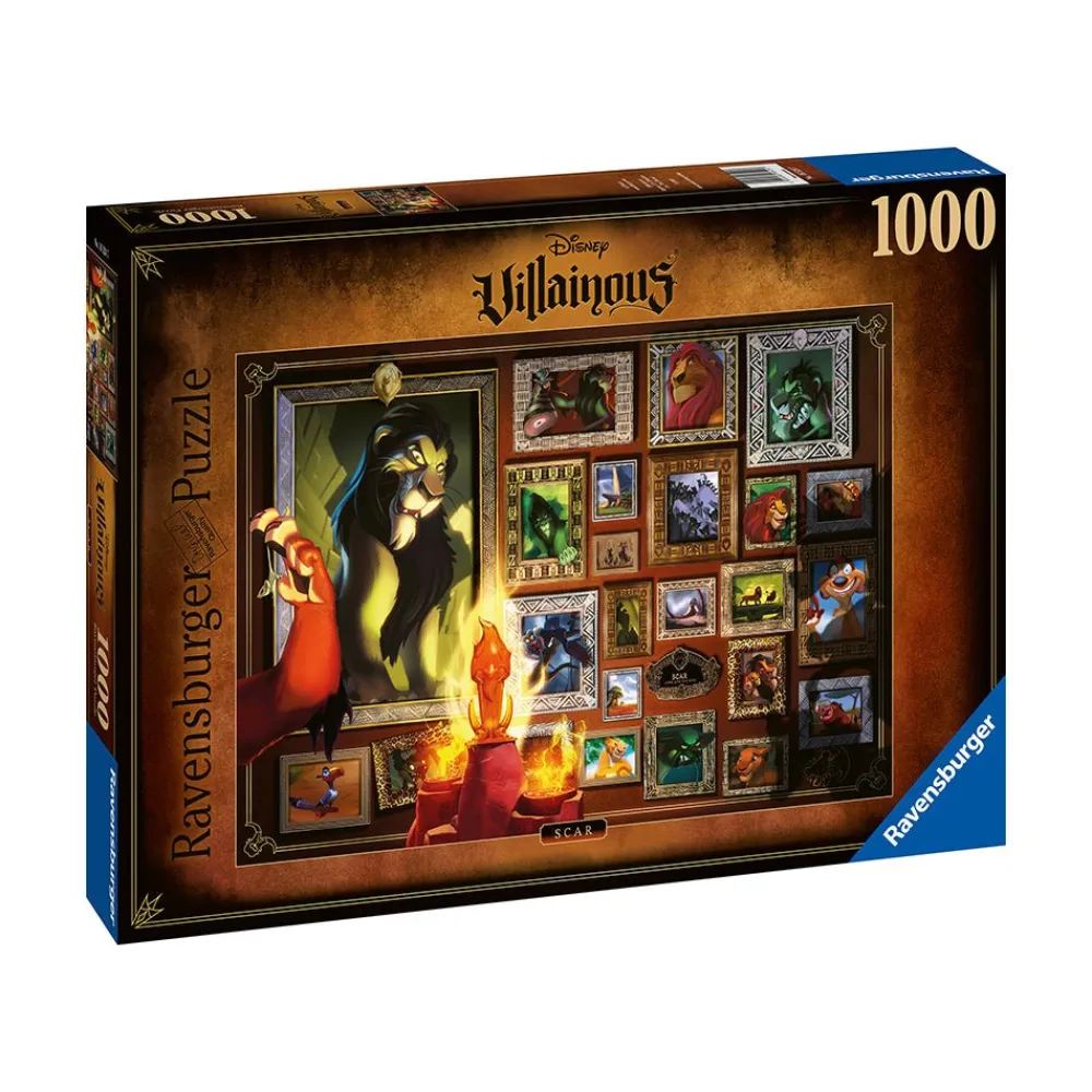 Ravensburger Disney Villainous Scar 1000pc Puzzle Clearance