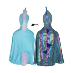 Creative Education Of Can. Reversible Unicorn Dragon Cape, Size 5-6 Fashion