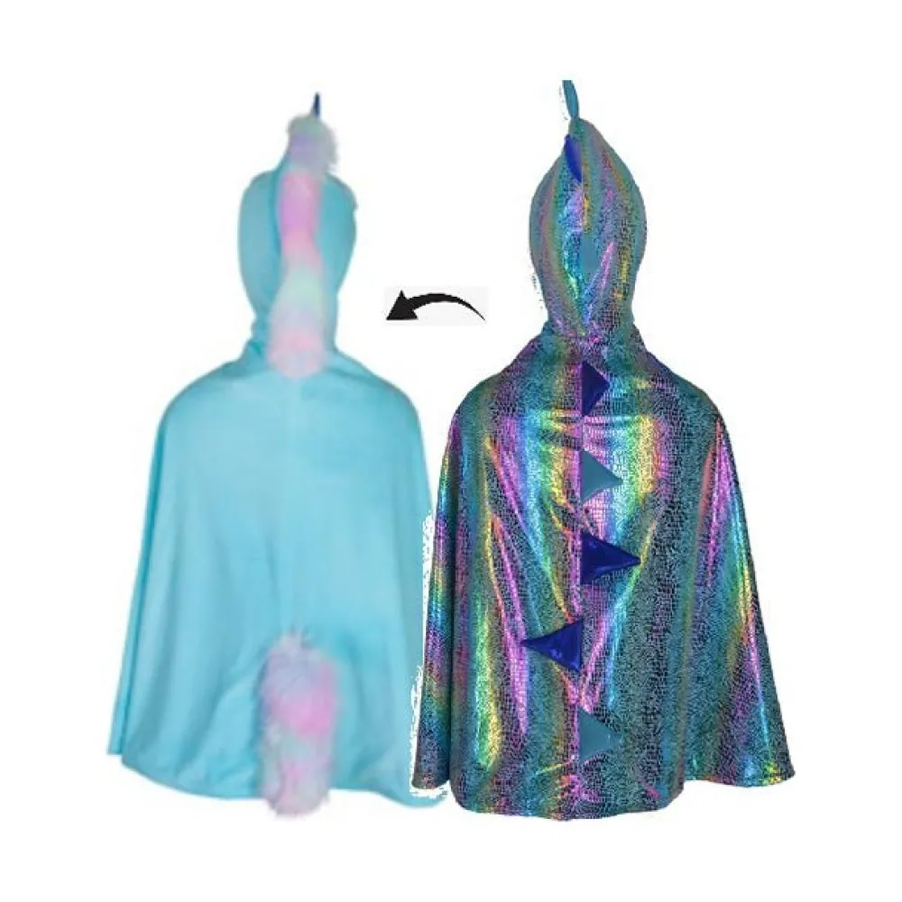 Creative Education Of Can. Reversible Unicorn Dragon Cape, Size 5-6 Fashion