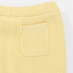 NY BRAND STUDIO INC Rib Knit Jogger Yellow Fashion