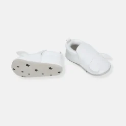 rise little earthling Bear Slide Ons Antique White 0-3 New