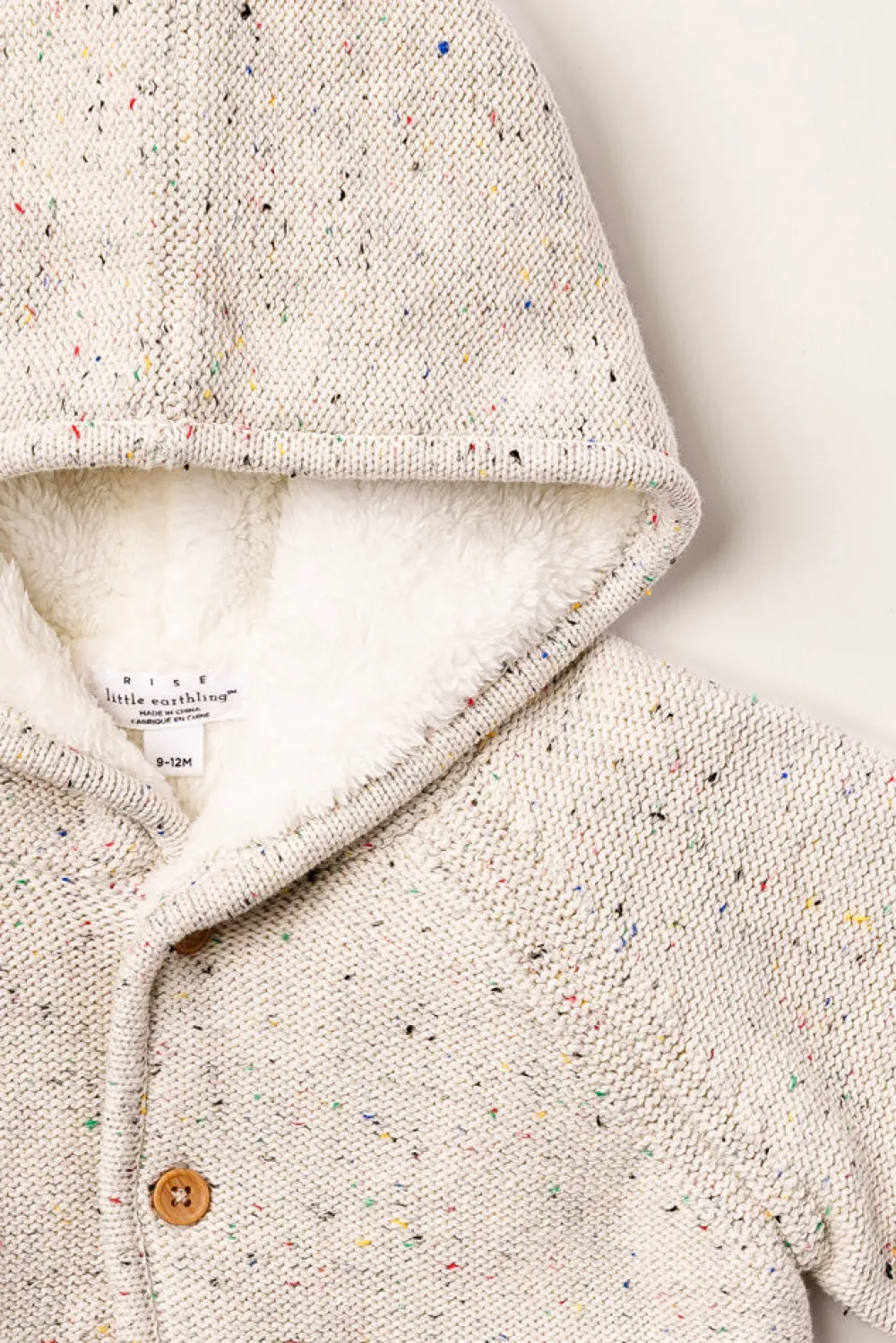 rise little earthling Double Faced Sweater Cream Best