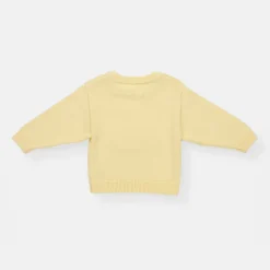 NY BRAND STUDIO INC Rise Little Earthling Jacquard Sweater Yellow Outlet