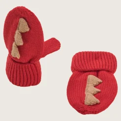 rise little earthling Knit Dino Mitts New