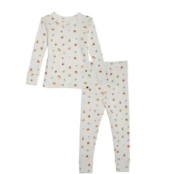 rise little earthling Long Sleeve 2-Piece Sleep Set Fashion