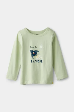 rise little earthling Long Sleeve Tee Discount