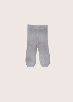 rise little earthling Rib Knit Legging Grey New