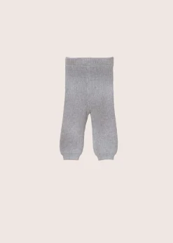 rise little earthling Rib Knit Legging Grey New