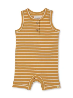 rise little earthling Rib Tank Romper Sunshine Discount
