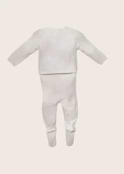 rise little earthling Wrap Front 2-Piece Set Antique White Hot