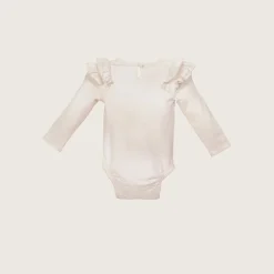 rise little earthling Ruffle Bodysuit White 0-3m Discount