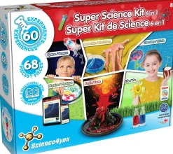 Imports Dragon Inc. Science4You Super Science Kit 6-in-1 New