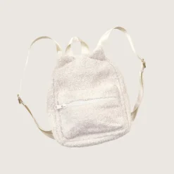 rise little earthling Sherpa Backpack OS Antique White Fashion
