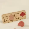 Shenzhen Wo Silicone Tech Co.,Ltd Silicone Puzzle on Wooden Plate - Ocean Clearance