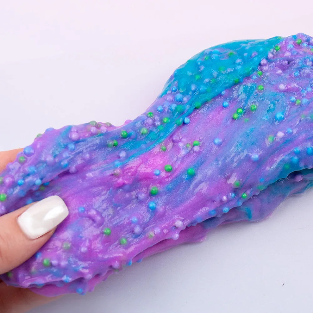 Slimygloop Neon Twist Purple/Blue Butter Slime Hot