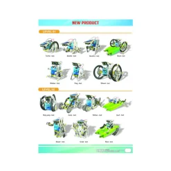 Unicorn Enterprises Corp. Solar Robot Kit 14 in 1 New