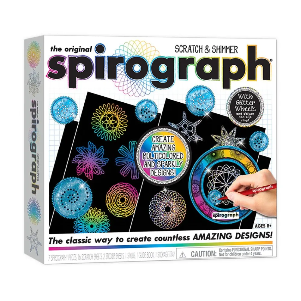 Spirograph Scratch & Shimmer Hot