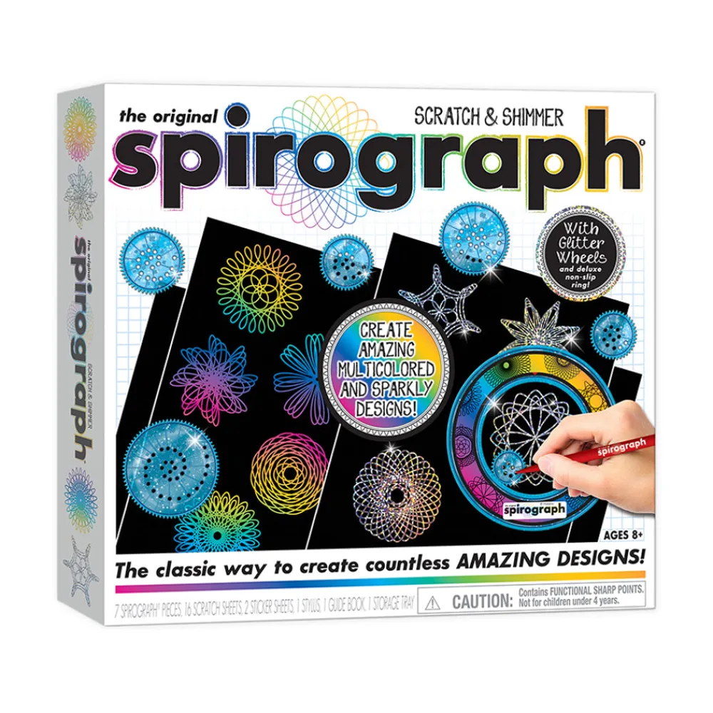 Spirograph Scratch & Shimmer Hot