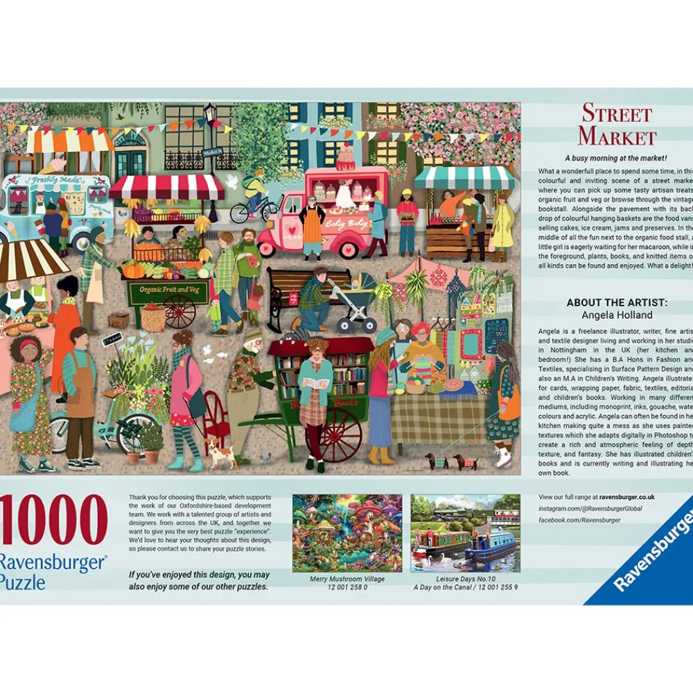 Ravensburger Street Market 1000 Pc Puzzle Best