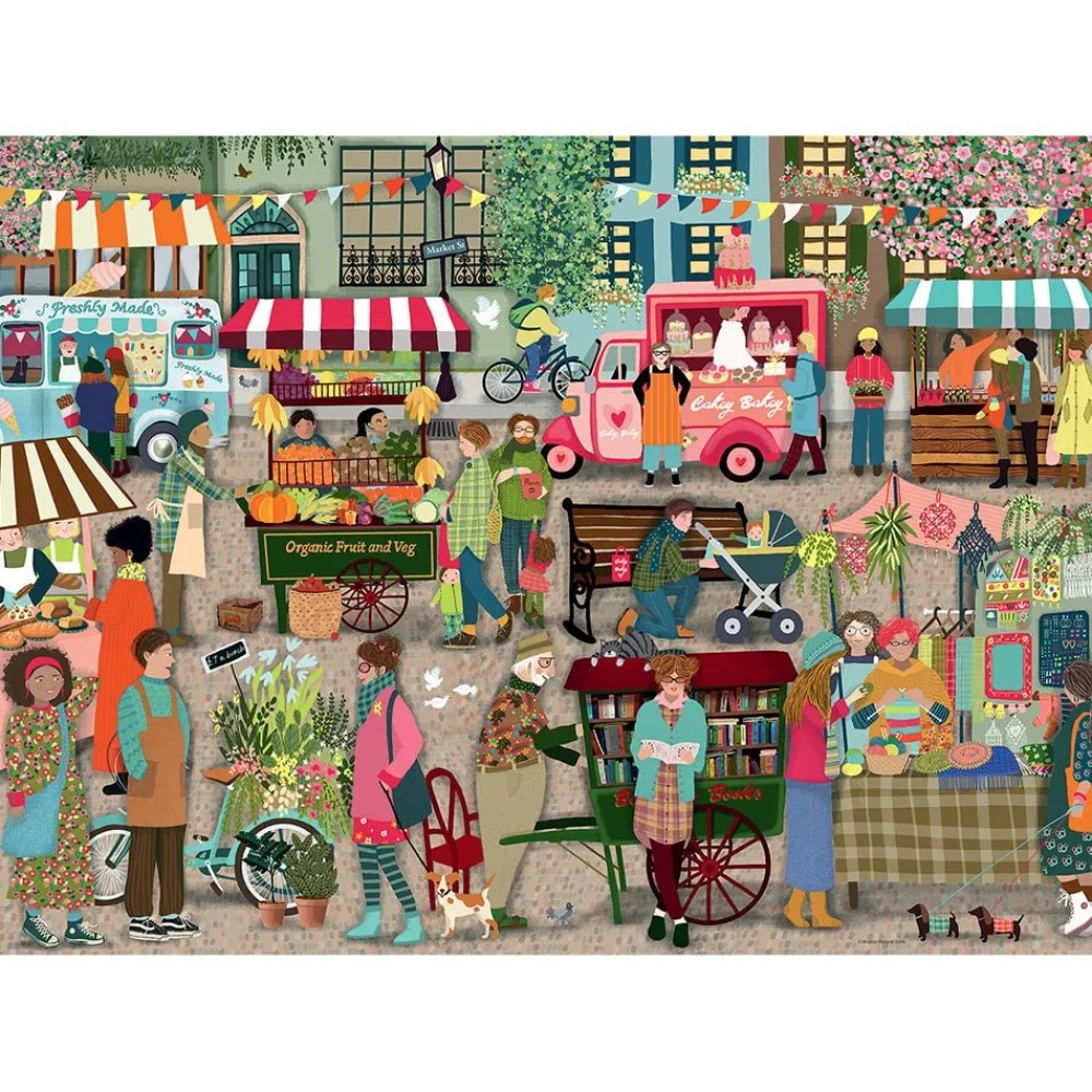 Ravensburger Street Market 1000 Pc Puzzle Best