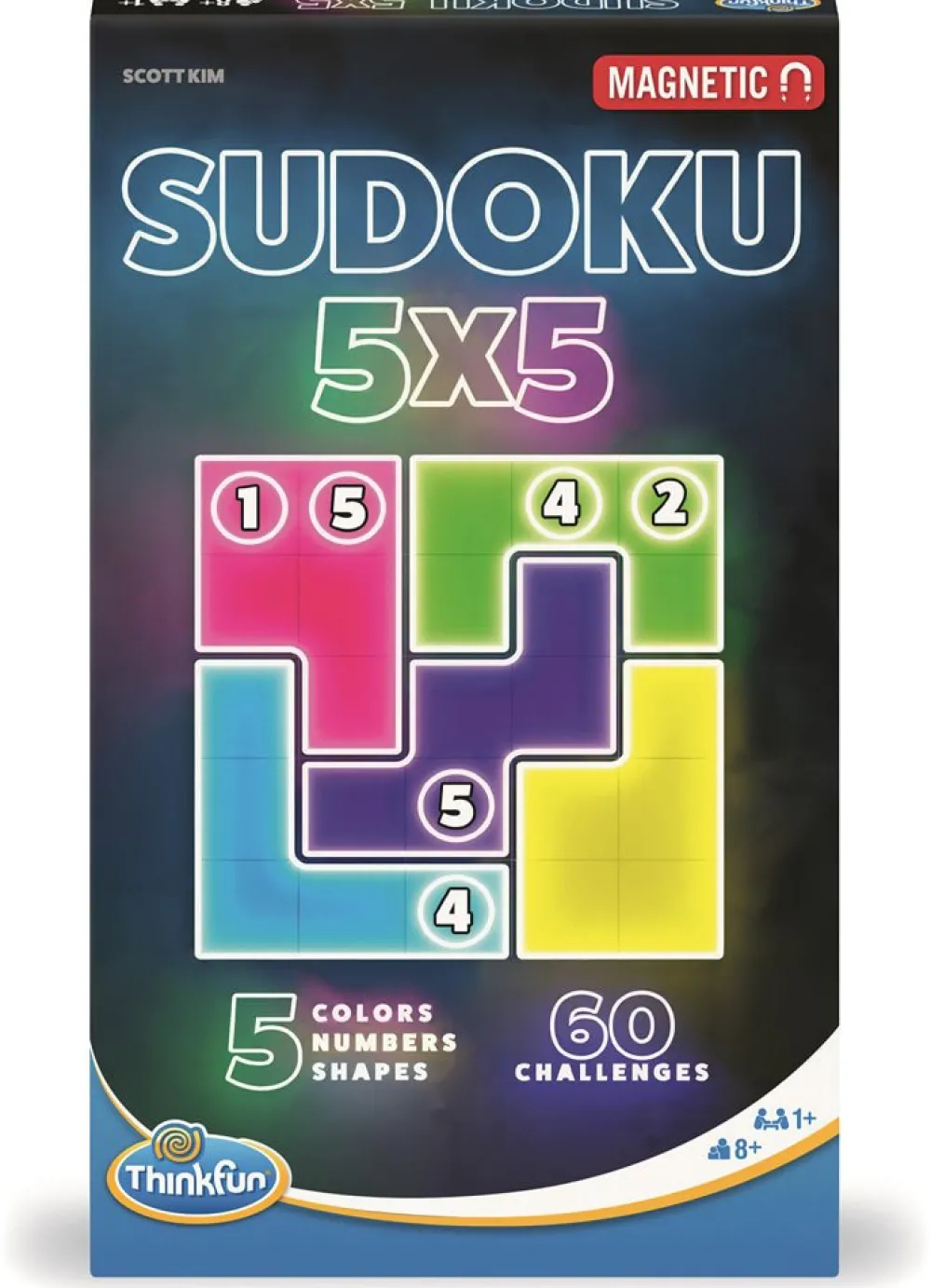 Thinkfun Sudoku 5x5 Mag Travel Puzzle New
