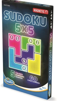 Thinkfun Sudoku 5x5 Mag Travel Puzzle New