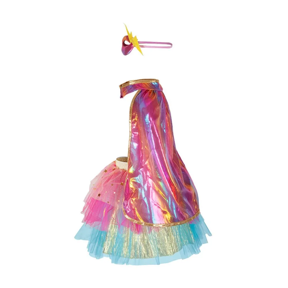 Creative Education Of Can. Super-Duper Tutu/Cape/Mask, Pink/Gold, Size 4-6 Fashion
