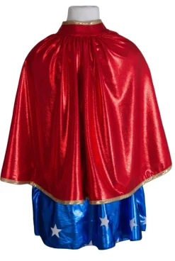 Creative Education Of Can. Superhero Girl Tunic w/ Cape & Headpiece Size 5-6 Best