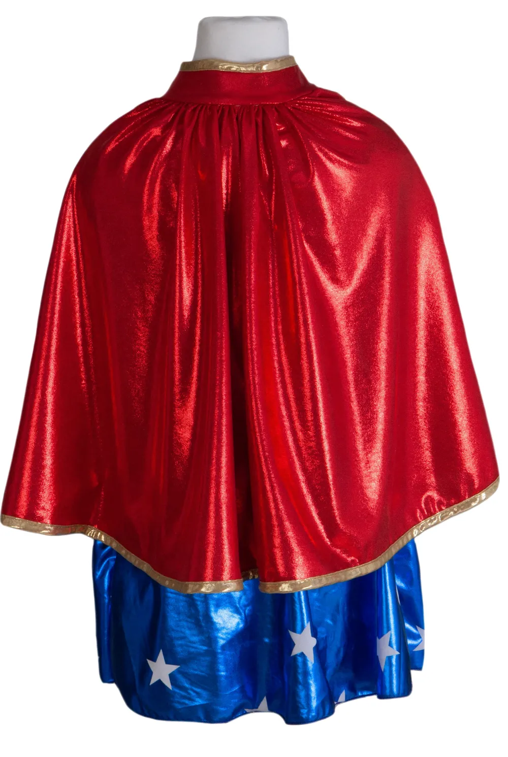 Creative Education Of Can. Superhero Girl Tunic w/ Cape & Headpiece Size 5-6 Best