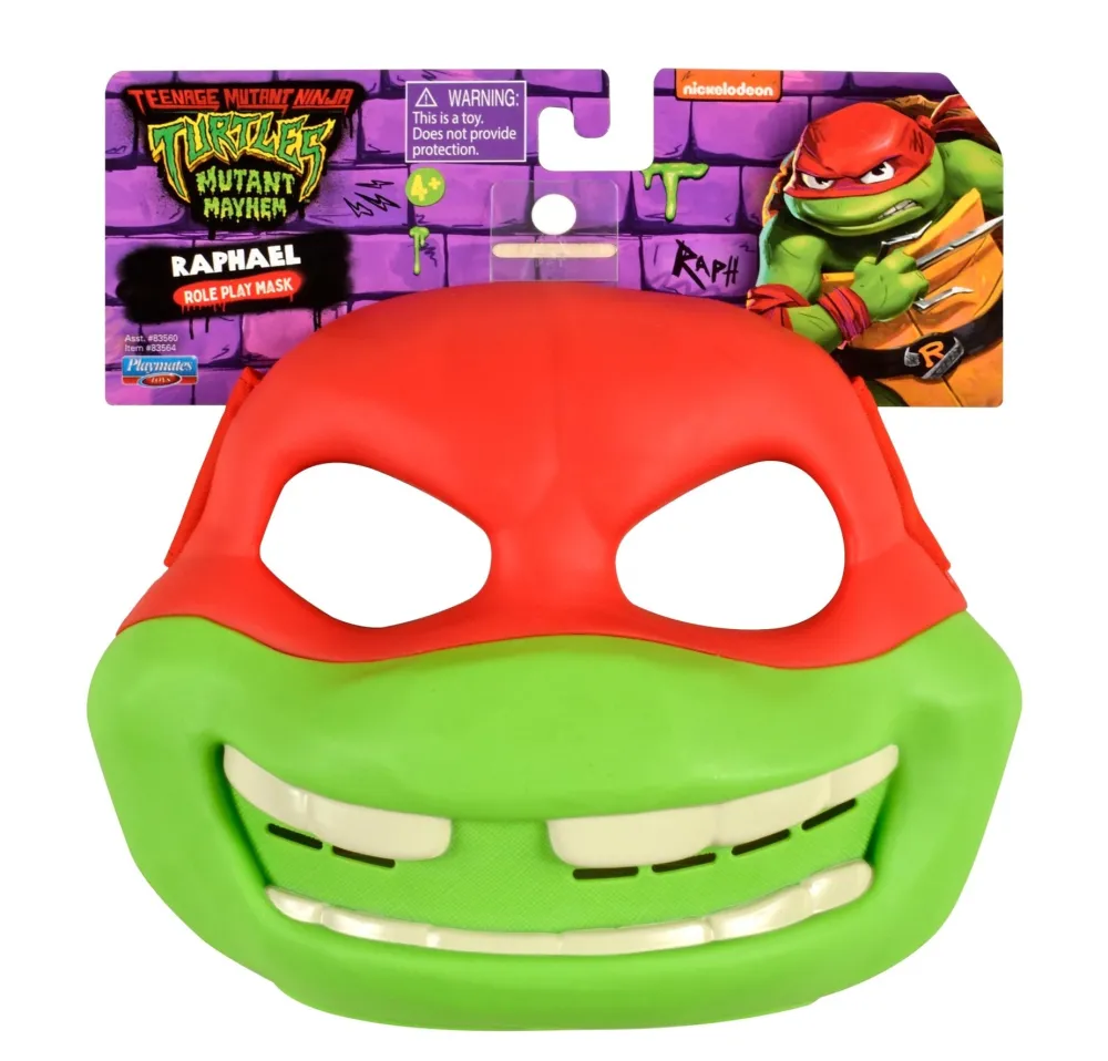 Imports Dragon Inc. Teenage Mutant Ninja Turtles Turtle Mask - Raphael New