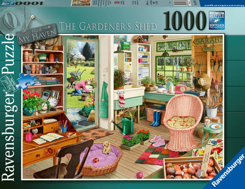 Ravensburger The Garden Shed 1000 Pc Puzzle Outlet