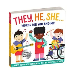 Raincoast Book Distr. Ltd. They, He, She: Words for You and Me Board Book Sale