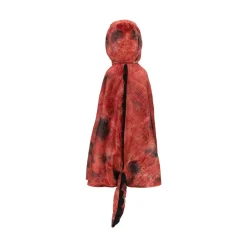 Mastermind Toys T-Rex Hooded Cape, Dark Red/Black, Size 4-5 Best