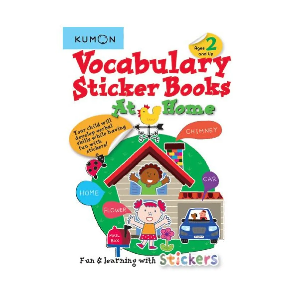 Kumon Publishing Canada Vocabulary Sticker Books At Home New