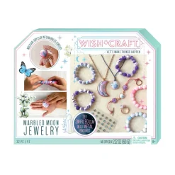 AR Bill Service (Bright Stripes LLC) Wish*Craft Marbled Moon Phase Jewellery Outlet