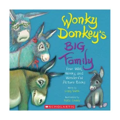 Mastermind Toys Wonky Donkey’s Big Family Four Wild, Wonky, and Wonderful Picture Books Clearance