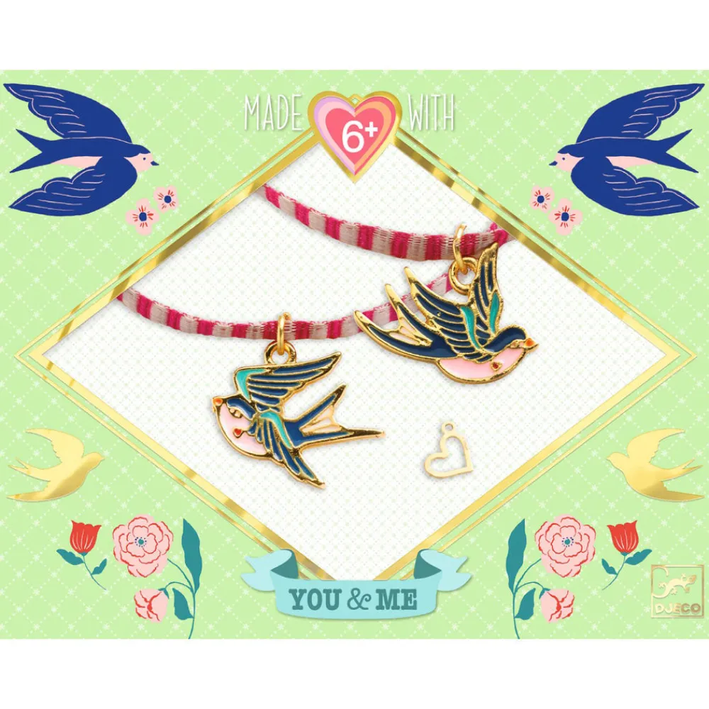 Djeco YOU & ME: Bird Ribbons Bracelet Kit Best